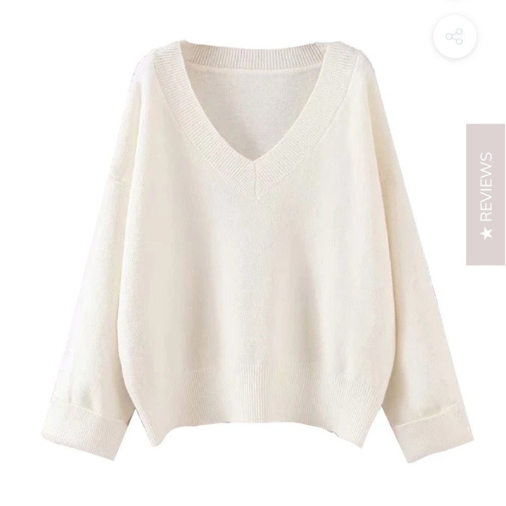 Soft v-neck sweater